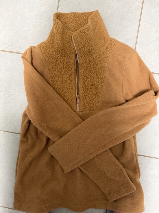 Dudley Stephens Jackets & Blazers - Dudley Stephens Camel Teddy Fleece Zip Jacket